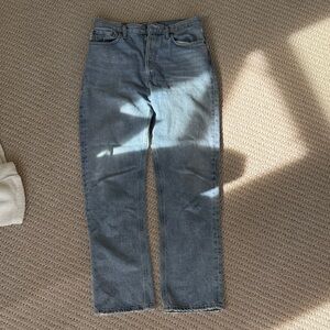 Agolde Light Blue Straight Leg Jeans